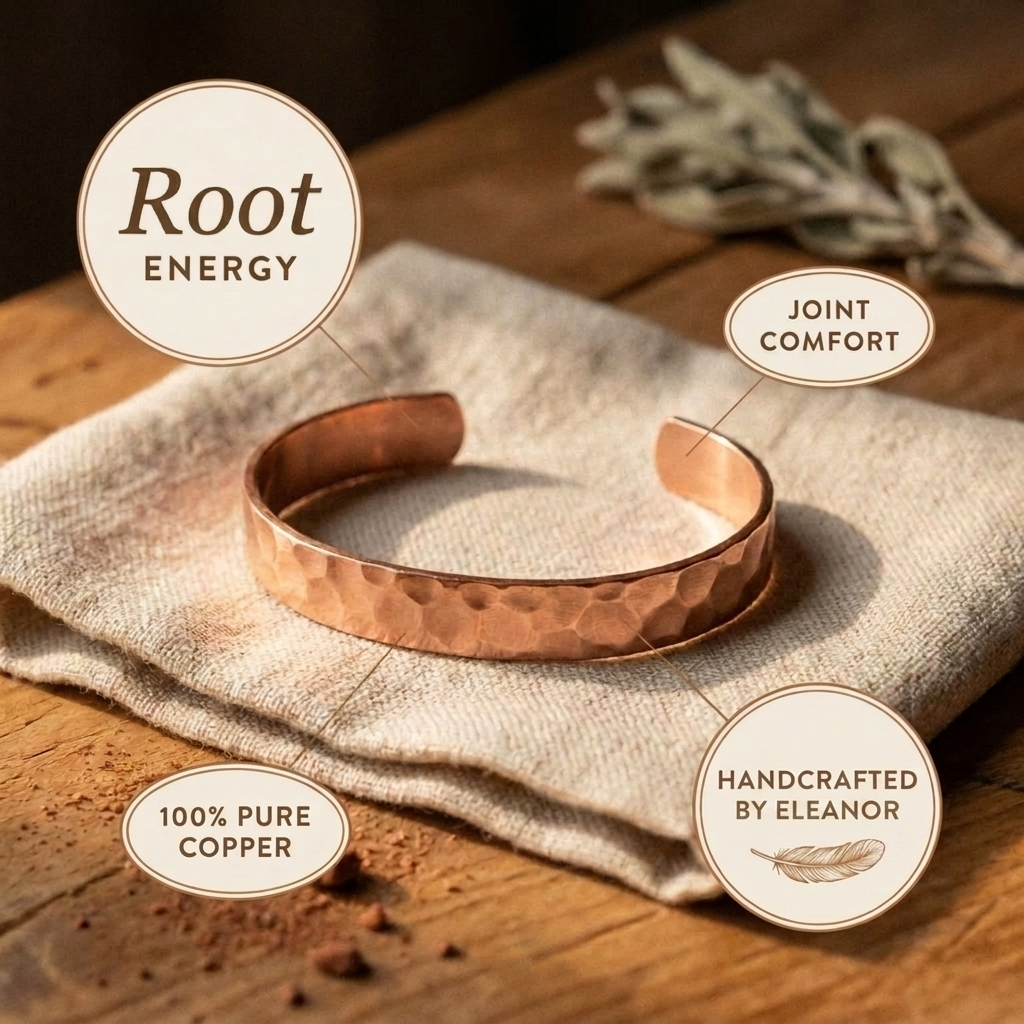 Eleanor's Artisanal Copper Cuff