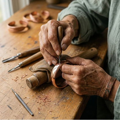 Eleanor's Artisanal Copper Cuff